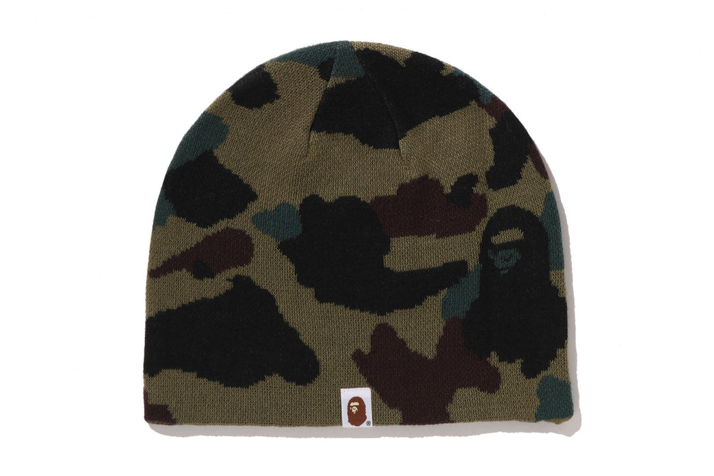 1ST CAMO CRYSTAL LOGO BEANIE | bape.com