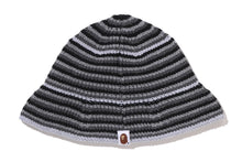 APE HEAD ONE POINT STRIPE KNIT HAT