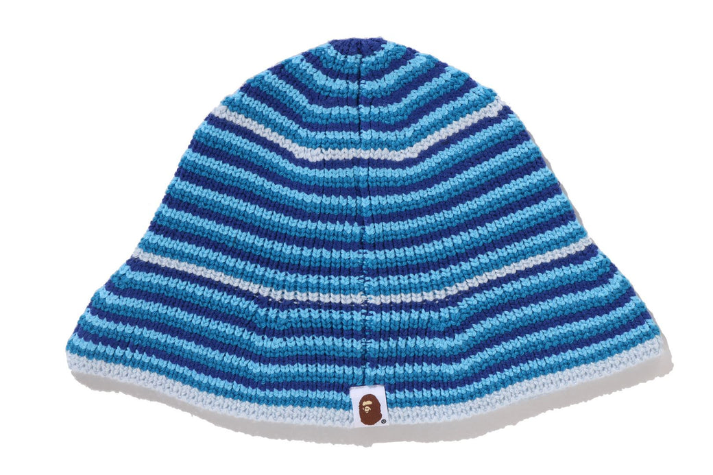 APE HEAD ONE POINT STRIPE KNIT HAT | bape.com