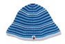 APE HEAD ONE POINT STRIPE KNIT HAT