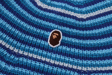 APE HEAD ONE POINT STRIPE KNIT HAT