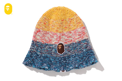 GRADATION APE HEAD KNIT CAP