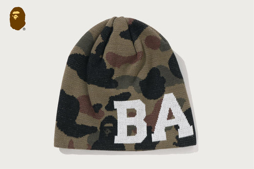 1ST CAMO KNIT CAP