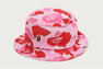 ONE POINT ABC CAMO JACQUARD KNIT BUCKET HAT