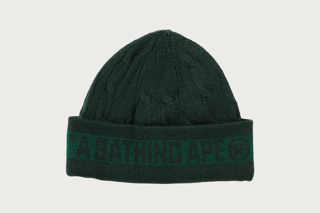 BAPE CABLE KNIT CAP | bape.com