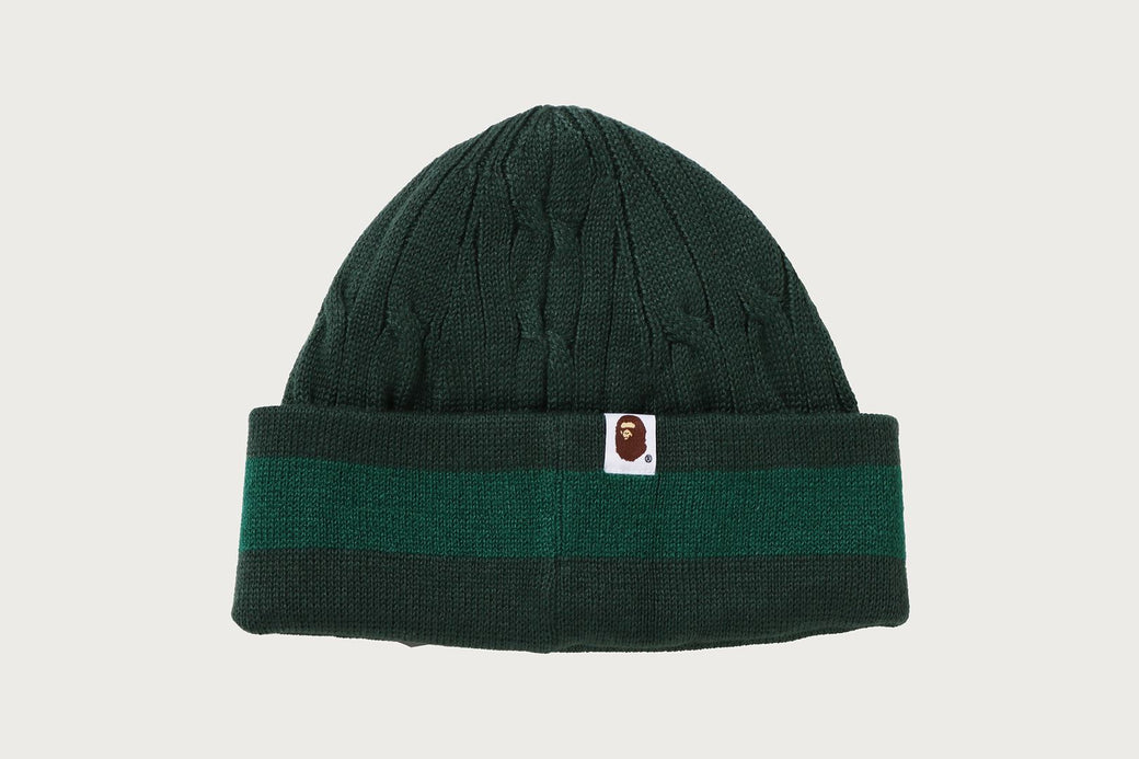 BAPE CABLE KNIT CAP | bape.com