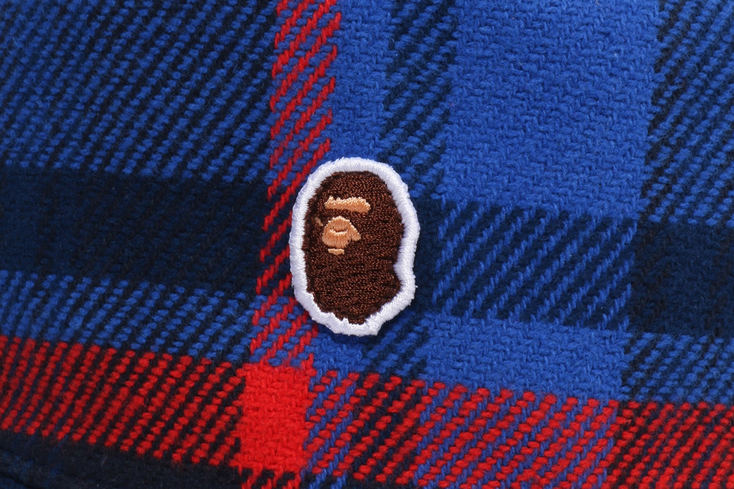 A BATHING APE バケットハット チェック柄 日本製 BAPE CHECK BUCKET HAT | bape.com