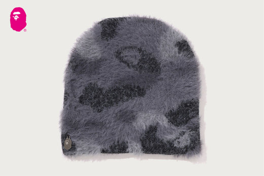 COLOR CAMO FURRY BEANIE