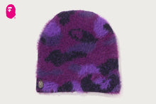 COLOR CAMO FURRY BEANIE