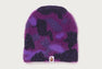 COLOR CAMO FURRY BEANIE