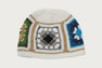 APE HEAD ONE POINT CROCHET BEANIE