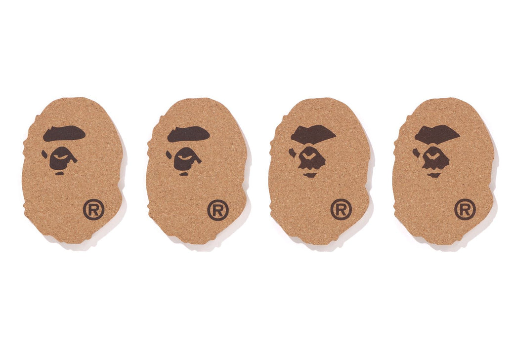 APE HEAD CORK COASTER | bape.com