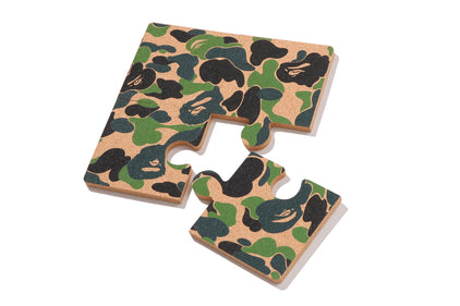 ABC CAMO PUZZLE CORK COASTER