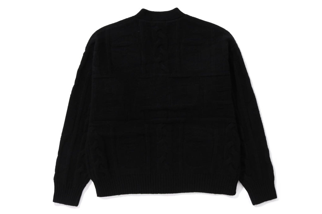 CABLE KNIT CARDIGAN | bape.com