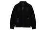 BAPE BLACK ZIPPED CARDIGAN