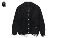 BAPE BLACK LOGO CARDIGAN