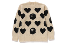 I LOVE BAPE MONOGRAM WOOL MIX SWEATER