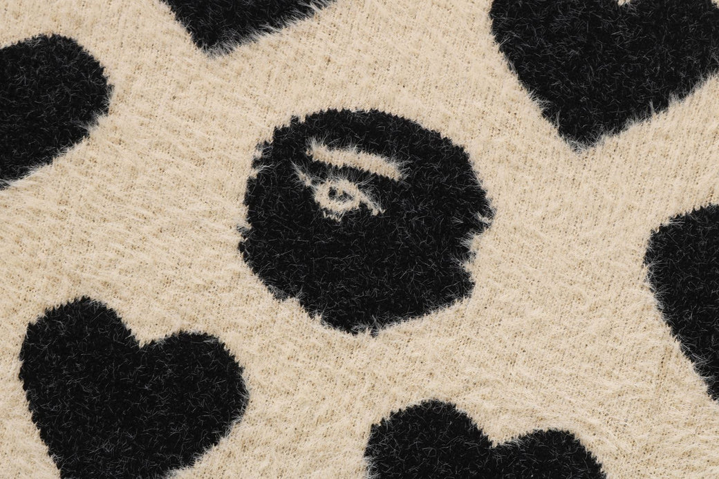 I LOVE BAPE MONOGRAM WOOL MIX SWEATER | bape.com
