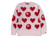 I LOVE BAPE MONOGRAM WOOL MIX SWEATER