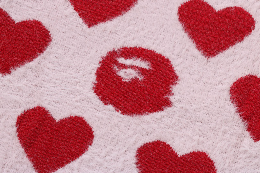 I LOVE BAPE MONOGRAM WOOL MIX SWEATER I LOVE BAPE MONOGRAM WOOL MIX SWEATER