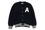 A BATHING APE COLLEGE CARDIGAN