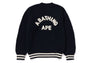 A BATHING APE COLLEGE CARDIGAN