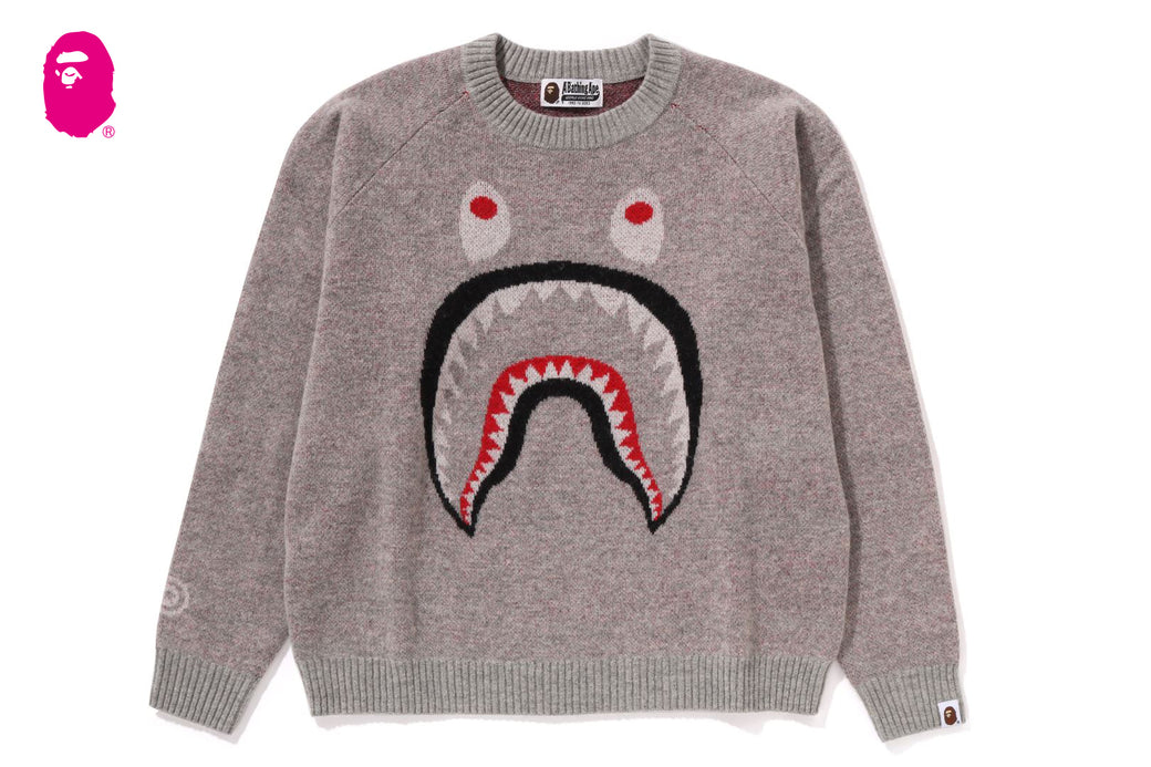 SHARK WOOL MIX SWEATER | bape.com