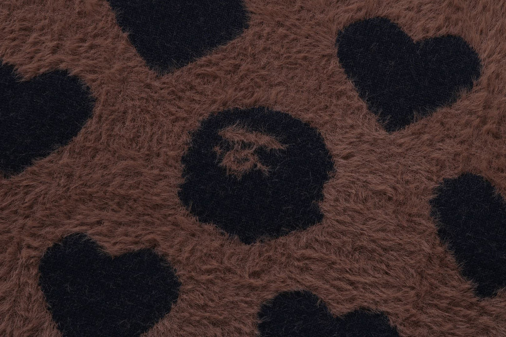 I LOVE BAPE MONOGRAM WOOL MIX SWEATER I LOVE BAPE MONOGRAM WOOL MIX SWEATER