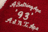 A BATHING APE COWICHAN CARDIGAN