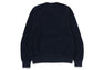 COLLEGE WAFFLE CREWNECK SWEATER