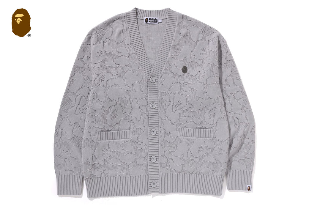 SOLID CAMO JACQUARD ONE POINT CARDIGAN | bape.com SOLID CAMO JACQUARD ONE POINT CARDIGAN | bape.com