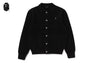 BAPE BLACK CROCHET CARDIGAN