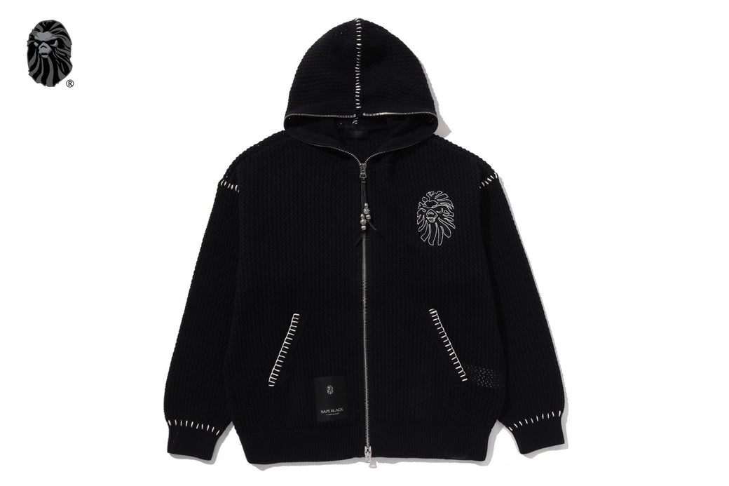 CROCHET ZIPPED HOODIE | bape.com