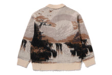 BAPE JAPAN LANDSCAPE ZIPPED CARDIGAN