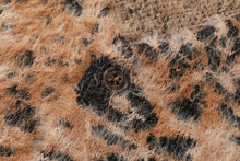 WILD LEOPARD PATTERN SHAGGY CARDIGAN