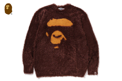APE FACE SHAGGY SWEATER