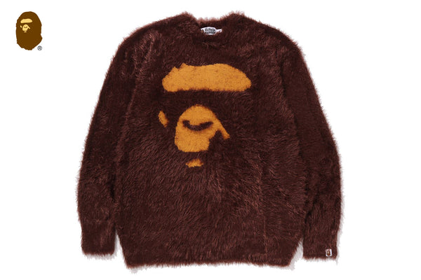 APE FACE SHAGGY SWEATER | bape.com