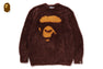 APE FACE SHAGGY SWEATER