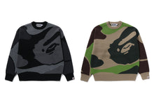 MEGA ABC CAMO KNIT CREWNECK SWEATSHIRT