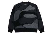 MEGA ABC CAMO KNIT CREWNECK SWEATSHIRT
