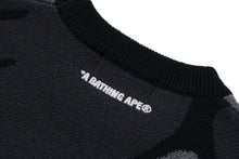 MEGA ABC CAMO KNIT CREWNECK SWEATSHIRT