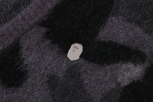 COLOR CAMO MOHAIR KNIT CARDIGAN