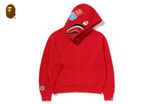 SHARK FULL ZIP KNIT HOODIE