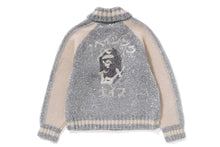 BAPE LOGO METALLIC COWICHAN KNIT