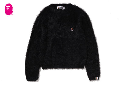 ONE POINT SHAGGY SWEATER