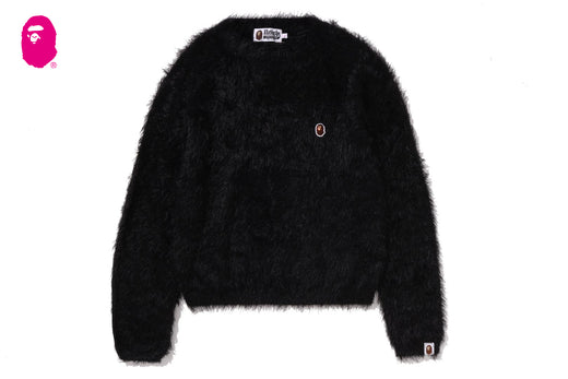 ONE POINT SHAGGY SWEATER