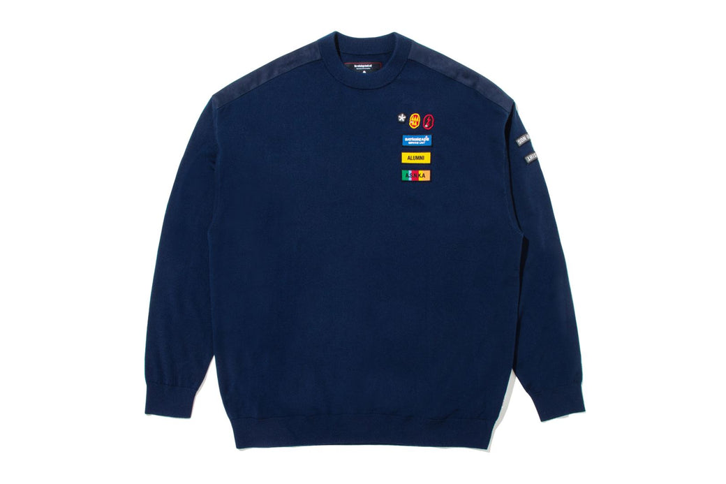 BAPE BY KAZUKI KURAISHI 】MILITARY RELAXED FIT KNIT SWEATER | bape.com