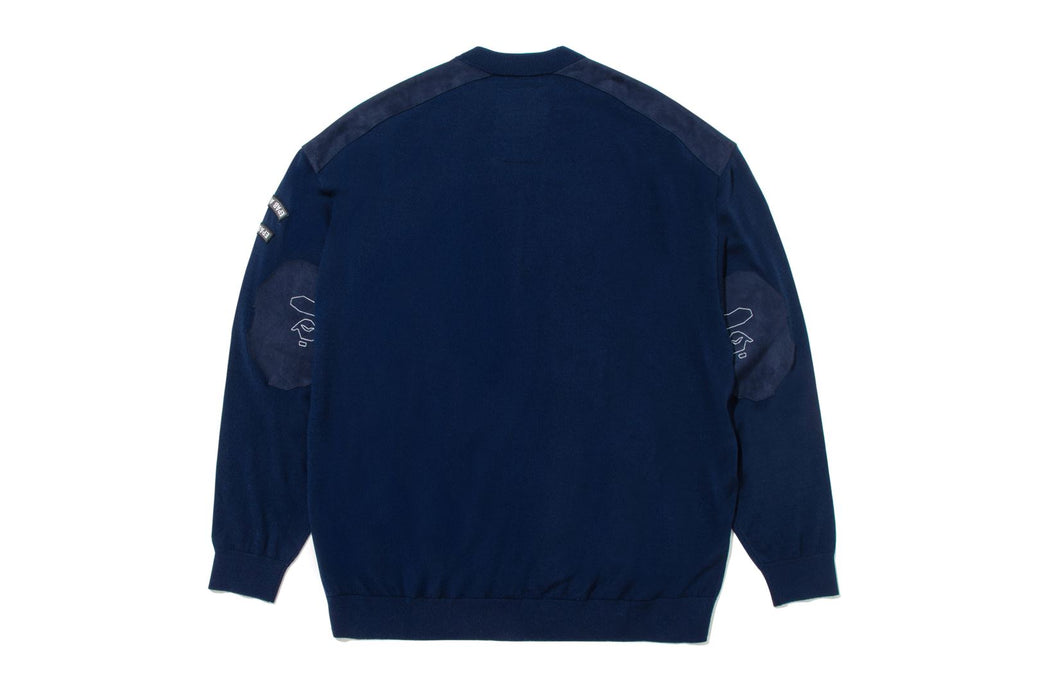 BAPE BY KAZUKI KURAISHI 】MILITARY RELAXED FIT KNIT SWEATER | bape.com