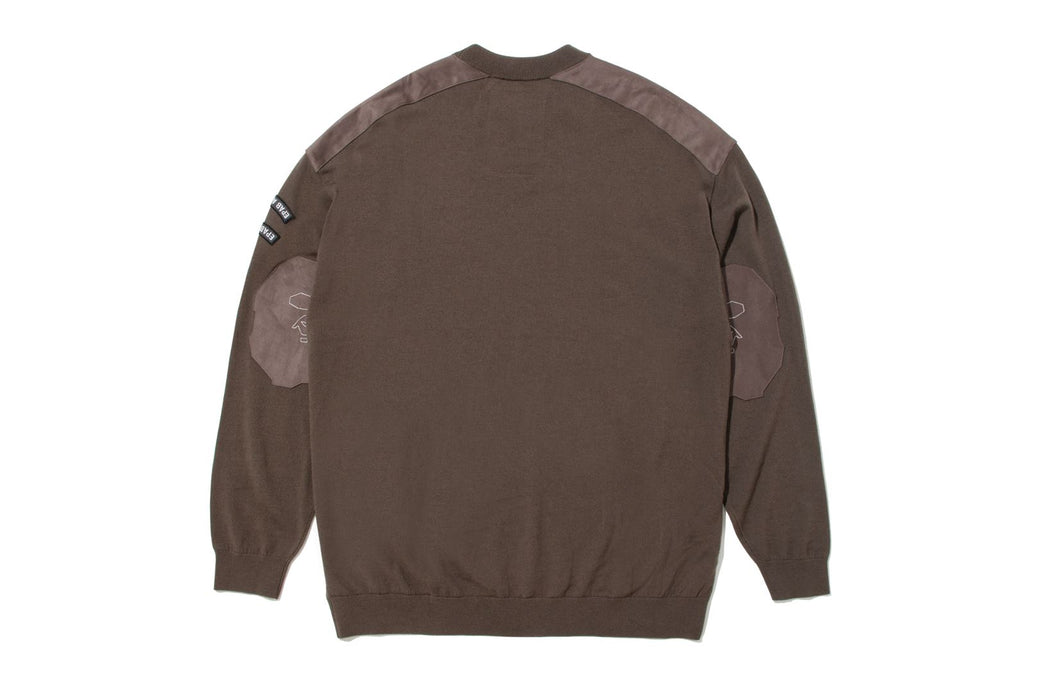 BAPE BY KAZUKI KURAISHI 】MILITARY RELAXED FIT KNIT SWEATER | bape.com