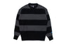 【 BAPE BY KAZUKI KURAISHI 】STRIPE RELAXED FIT KNIT SWEATER